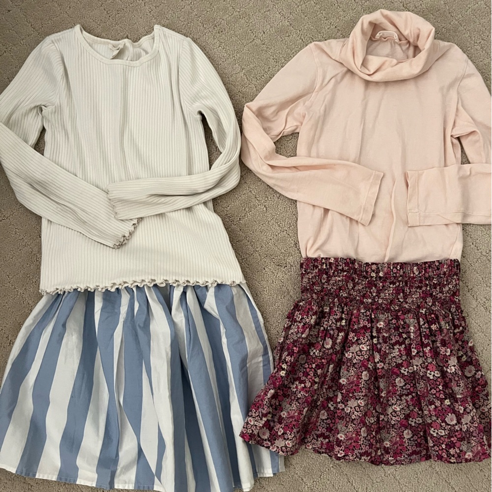Girls skirt sets